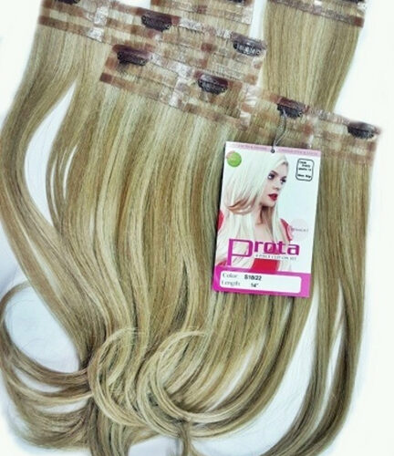 Cabelo Liso OrgÃÂ¢nico com Presilhas de tic tac