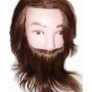 Cabeça de Treino Natural 12″ com Barba 1